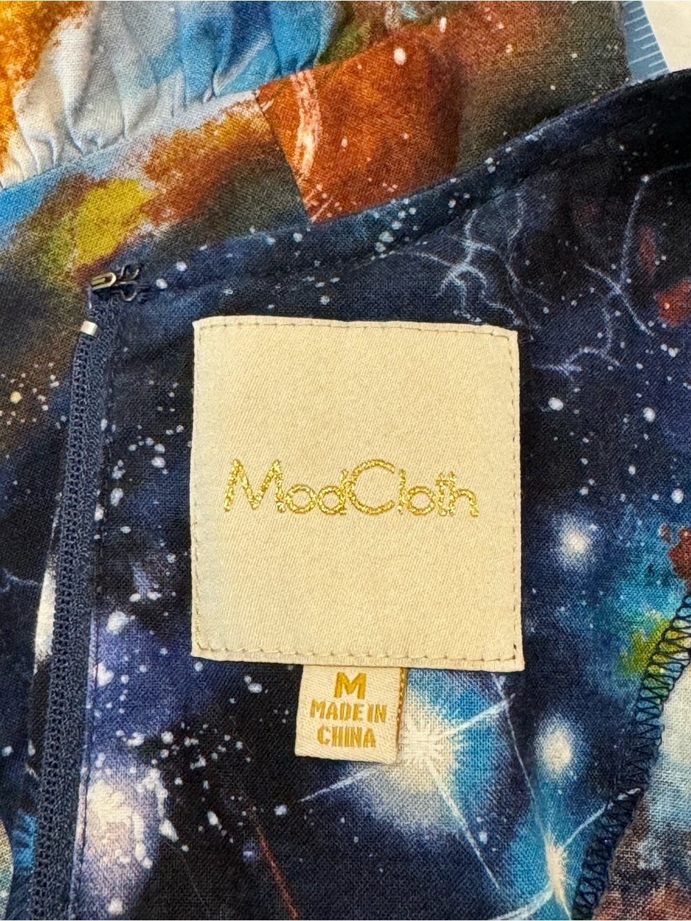ModCloth Galaxy Print Sleeveless Skater Dress in Medium - Picture 14 of 17